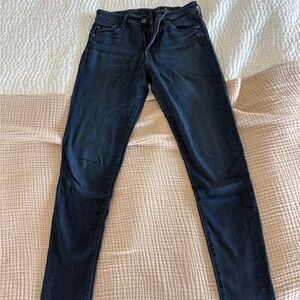Ag Adriano Goldschmied Dark Blue Skinny Jeans